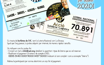 Ja està disponible la loteria de Nadal 2020, pots fer la teva comanda també per internet