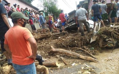 Les conseqüències del pas de la tempesta ETA per Hondures