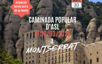 Caminada a Montserrat – Nova data: diumenge 30 de març